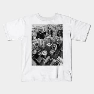 City From Above - Auckland Kids T-Shirt